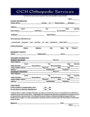 Patient Intake Form
