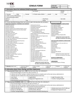 New York Deaf-Blind Collaborative Census Form
