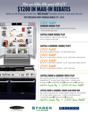 Liebherr Capital Rebate Form