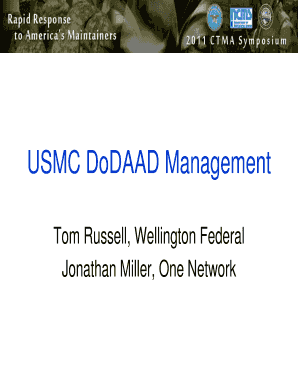 USMC DoDAAC Request Form