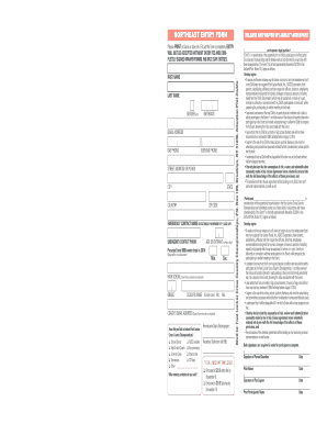Foot Locker Northeast Regional Entry Form and Waiver