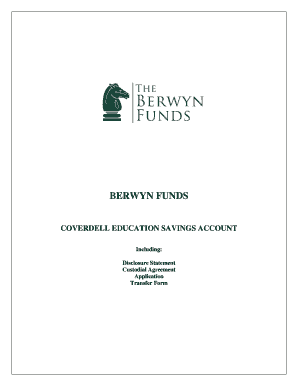 Coverdell Education Savings Account Application