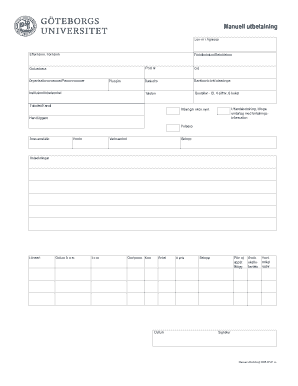 Manual Payment Form
