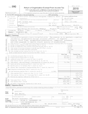 Form 990 2010
