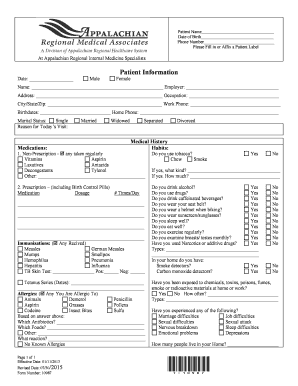 Patient Intake Form