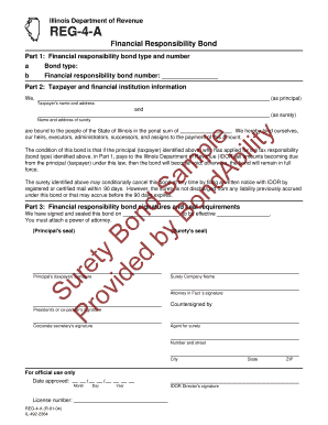 Illinois Financial Responsibility Bond