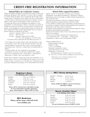 Credit-Free Course Registration Form