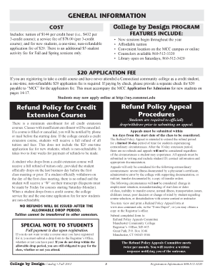MCC Credit Extension Course Registration Form