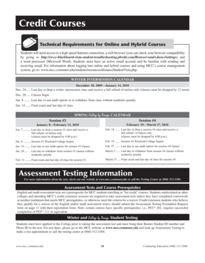 Assessment Testing Exemption Request Form
