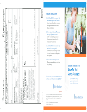 OptumRx Mail Service Pharmacy New Prescription Order Form