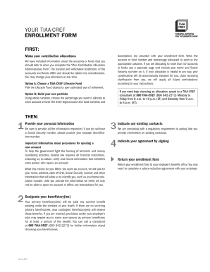 TIAA-CREF Enrollment Form