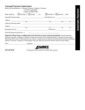 Automatic Payment Authorization