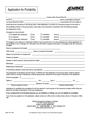 Application for Portability