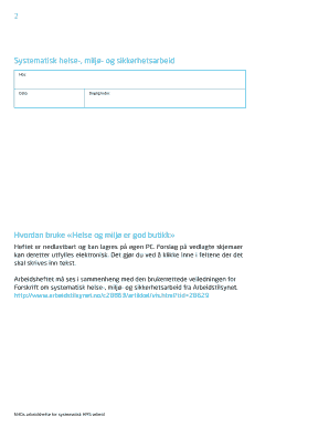 Norwegian Workplace Health and Safety Guide