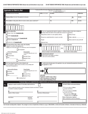 Texas Ballot by Mail Application
