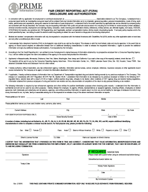 Application Authorization - Prime Information Center