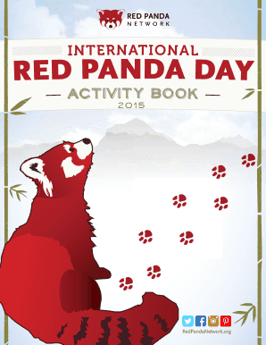 International Red Panda Day Activity Book