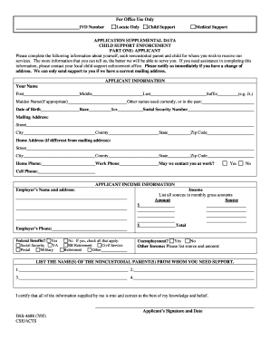 Child Support Enforcement Application