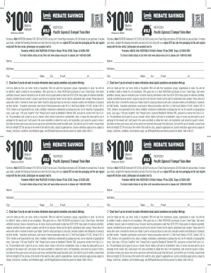 Wolo Pacific854 Mail-In Rebate Form