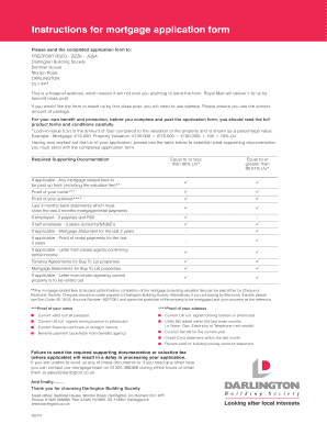 UK Mortgage Application Form