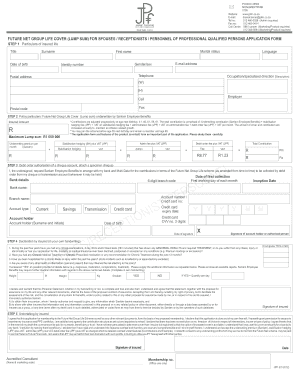 Future Net Group Life Cover Application Form