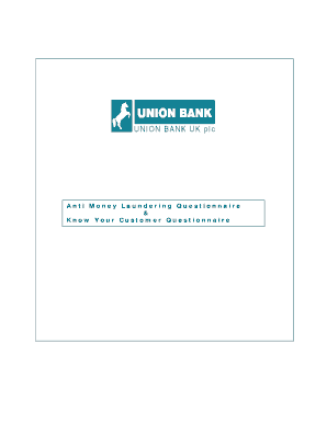 Anti-Money Laundering Questionnaire