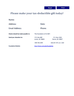 Donation Form
