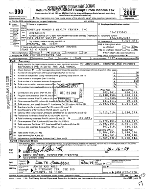 Form 990 2008