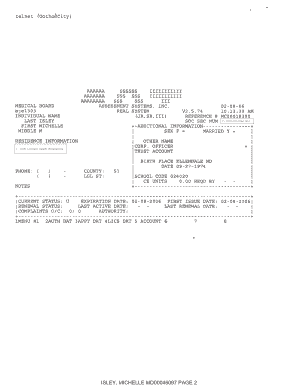 Physician Application Worksheet
