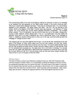 Psalm 2 Study Guide