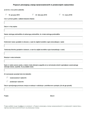 Form preview