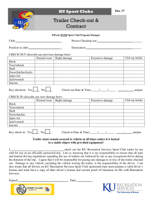 Fill out WITH Sport Club Program Manager