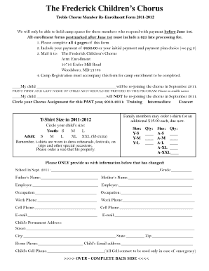 Example of business plan for students - The Frederick Childrens Chorus - fredcc