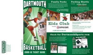 Dartmouth College Basketball Ticket Order Form