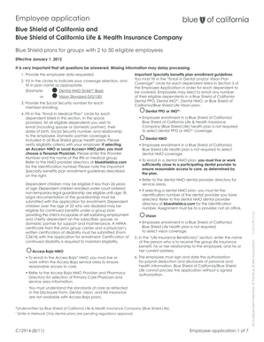 Blue Shield of California Employee Application