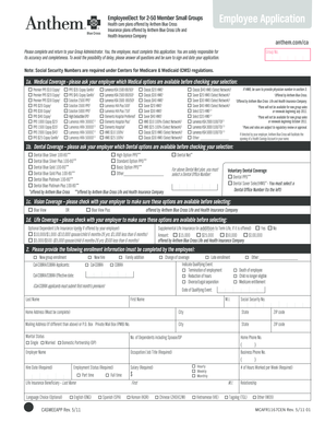 Employee Health Insurance Application