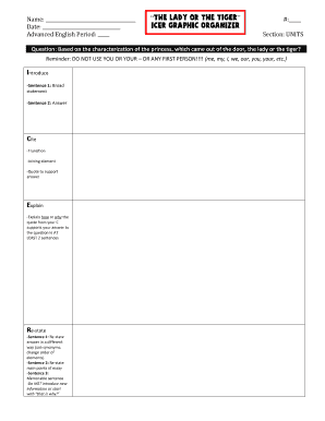 Lady or Tiger Essay Assignment