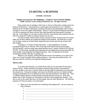 Starting a Business Guide