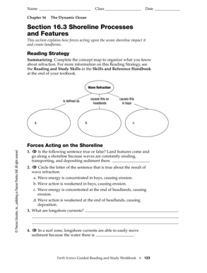 Section 16 3 shoreline processes and features worksheet answers