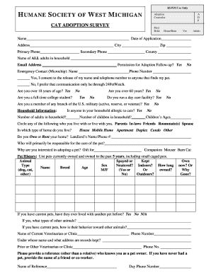 Cat Adoption Application