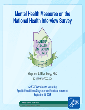 Mental Health Measures on the