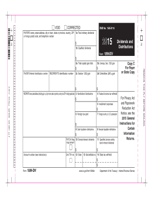 IRS Form 1099-DIV