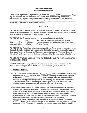 AA FINAL TEMPLATE - LEASE AGREEMENT Tower 012910doc