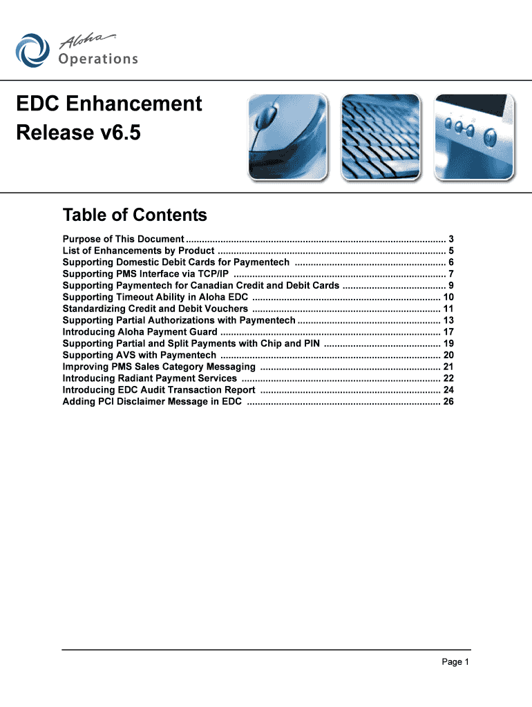 Fillable Online EDC Enhancement Release v65 Foremost Business Systems