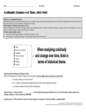 Historical Analysis Activity Template