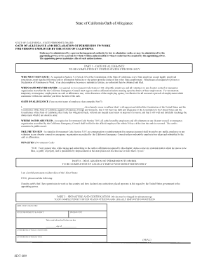 California Oath of Allegiance