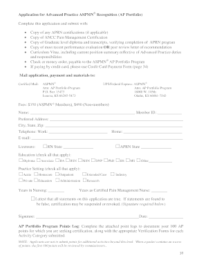 American Society for Pain Mana gement Nursing Advanced - aspmn