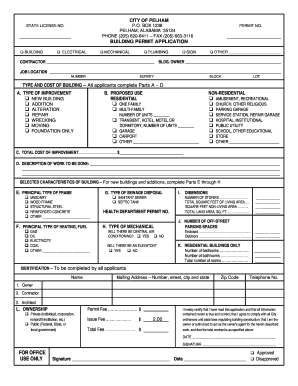 Building Permit Application
