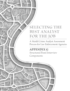 Crime Analyst Assessment Interview Template