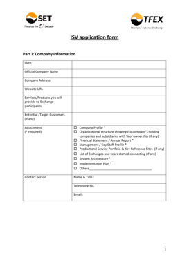 Organisational profile example - setorth